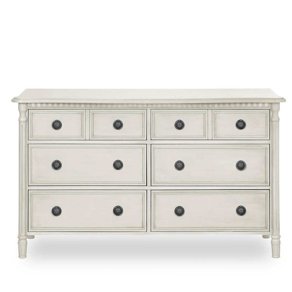 Evolur 6 Drawers Julienne Cherry Double Dresser 838 C The Home Depot