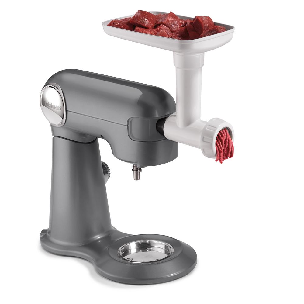 Cuisinart Stand Mixer Meat Grinder Attachment Stainless Steel For 5 5   White Plastic Cuisinart Stand Mixers Mg 50 64 600 