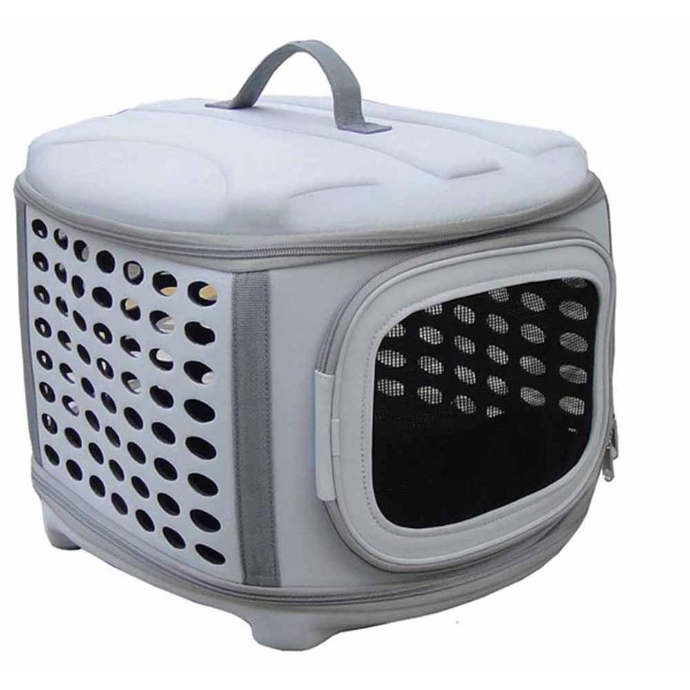 PET LIFE Circular Shelled Perforate Lightweight Collapsible Military