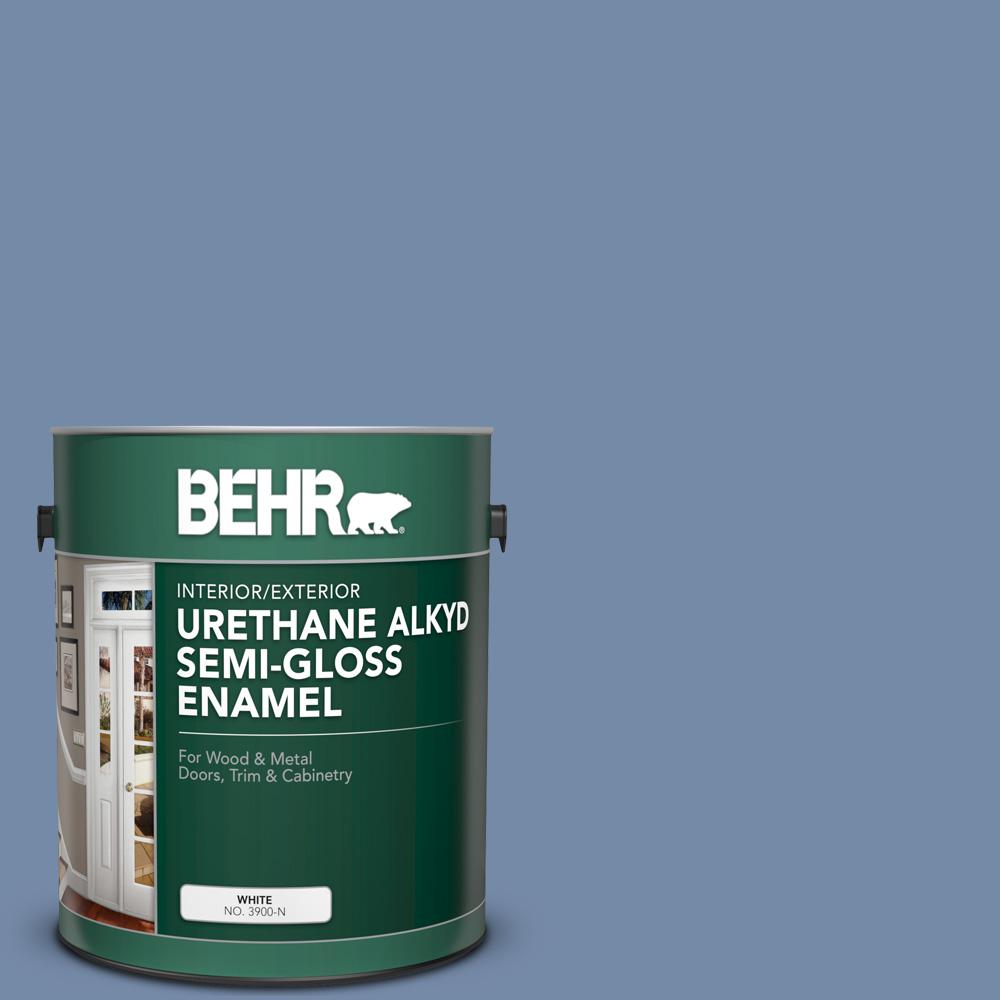 Behr 1 Gal 590f 5 Magic Spell Urethane Alkyd Semi Gloss Enamel Interior Exterior Paint