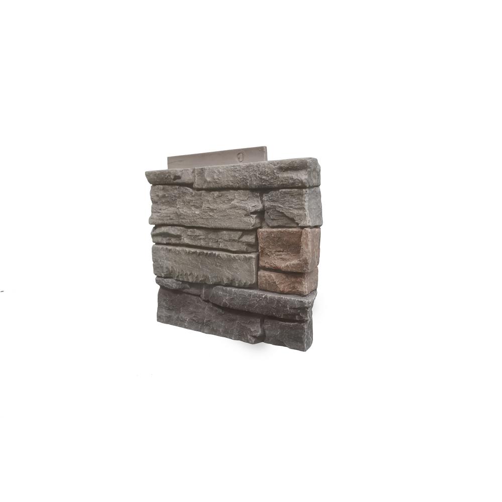 GenStone Stacked Stone Kenai 12 in. x 1.375 in. x 12 in. Faux Stone