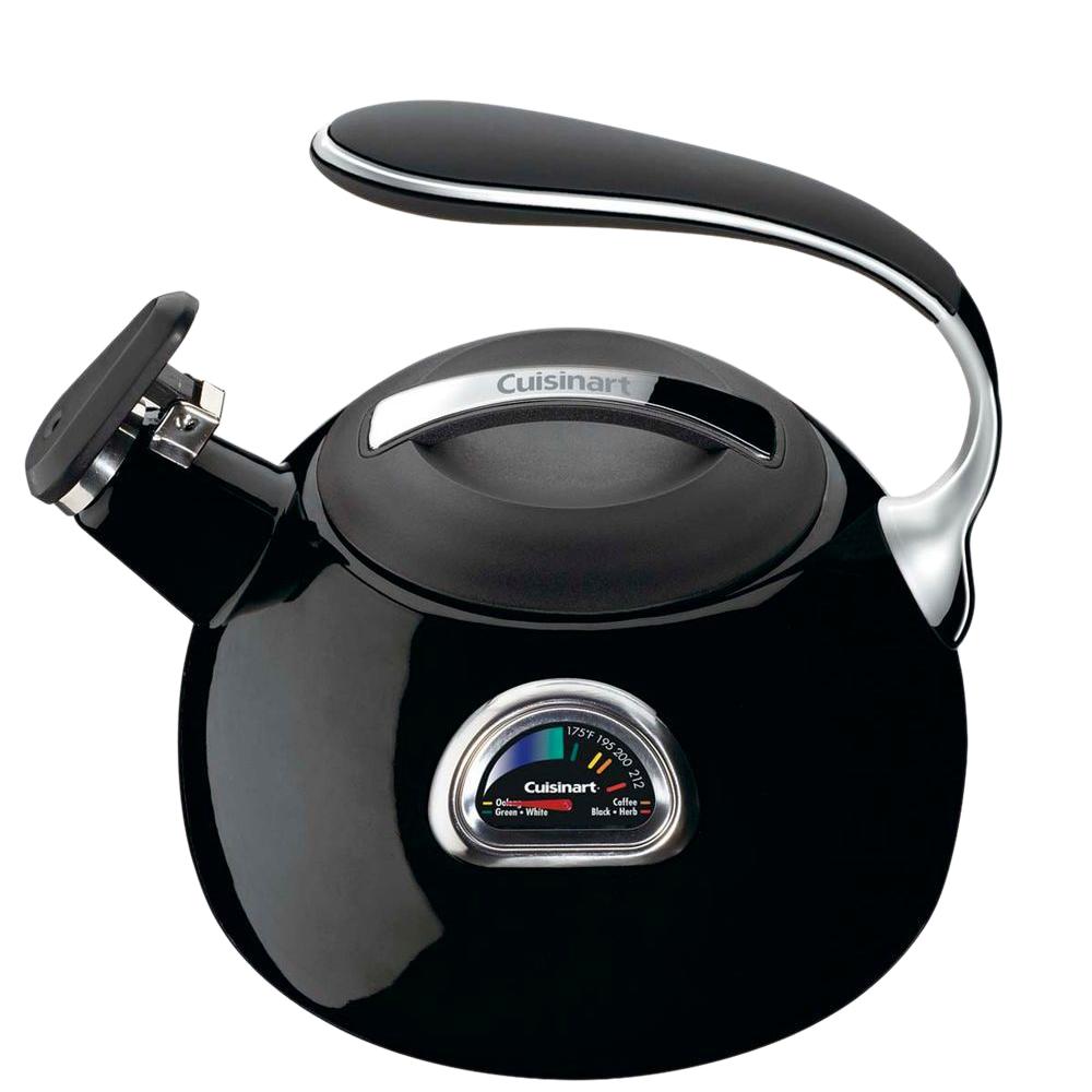 Cuisinart PerfecTemp 12Cup Stovetop Tea Kettle in BlackPTK330BK