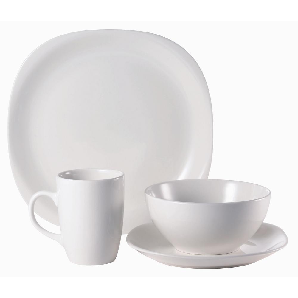 Thomson Pottery 16Piece Quadro Stoneware Dinnerware Set (Service for 4
