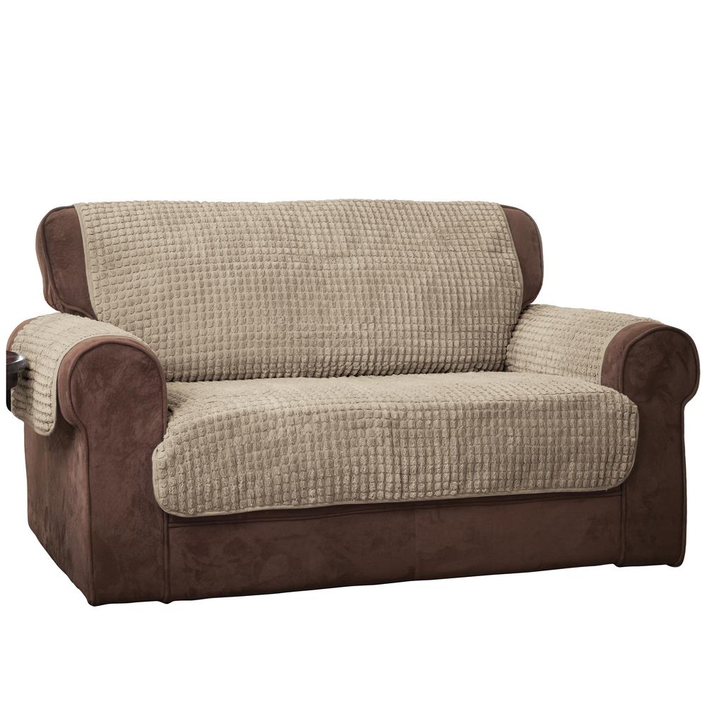 Natural Puff Sofa Furniture Protector9050SOFANAT The Home Depot