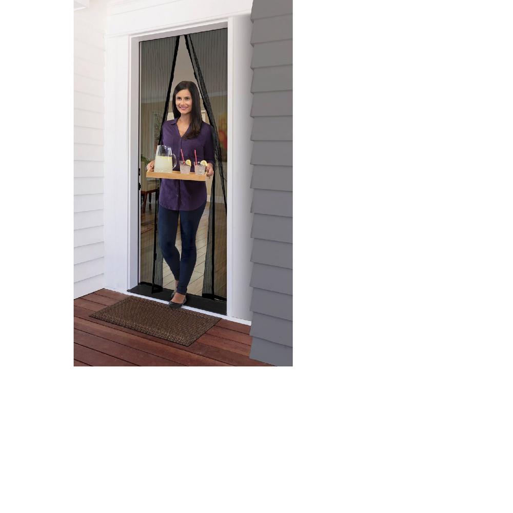 Magic Mesh 39 In X 83 In Hands Free Screen Door Mm011124 The Home Depot