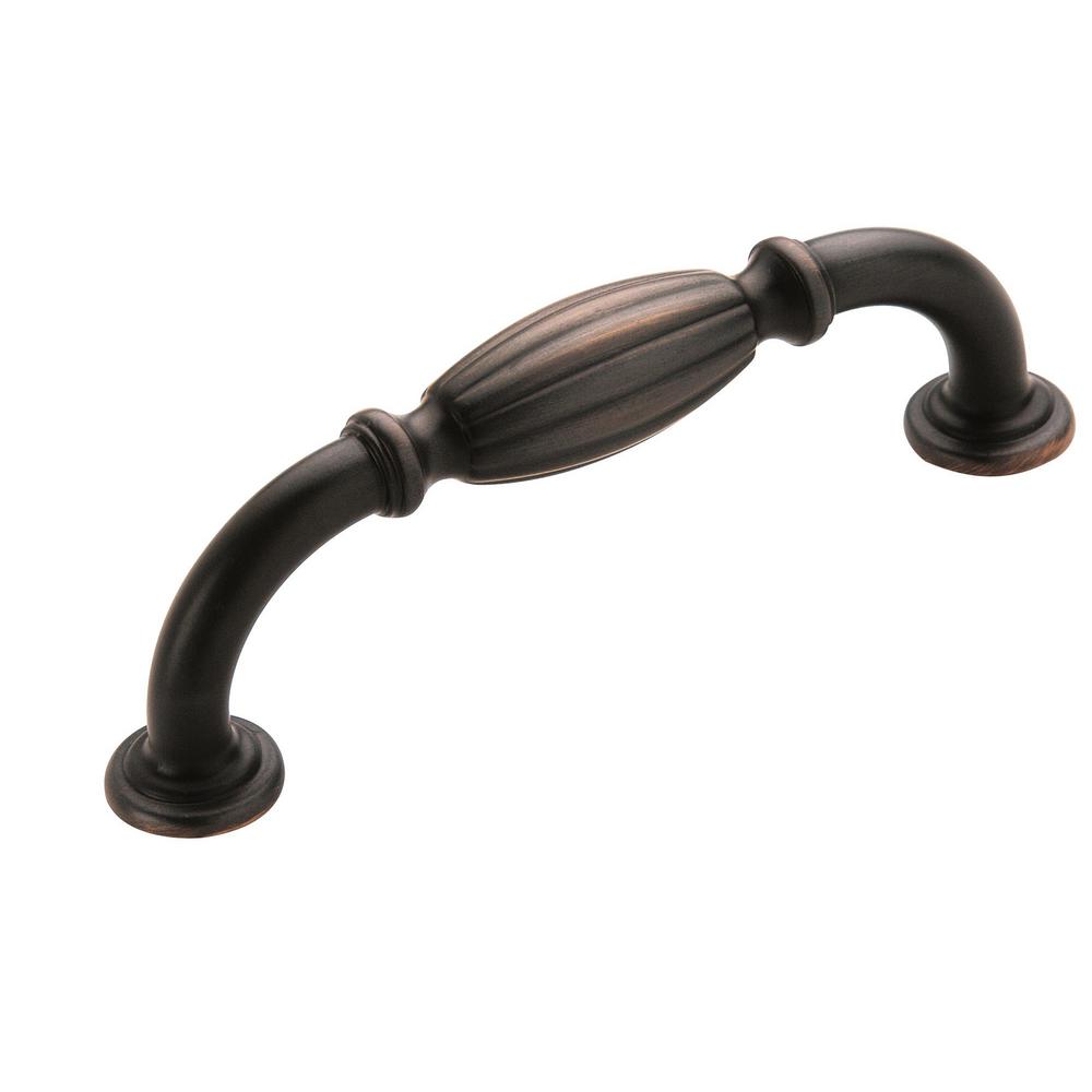 Richelieu Hardware 3-3/4 in. Brushed Oil-Rubbed Bronze Pull-BP867BORB ...