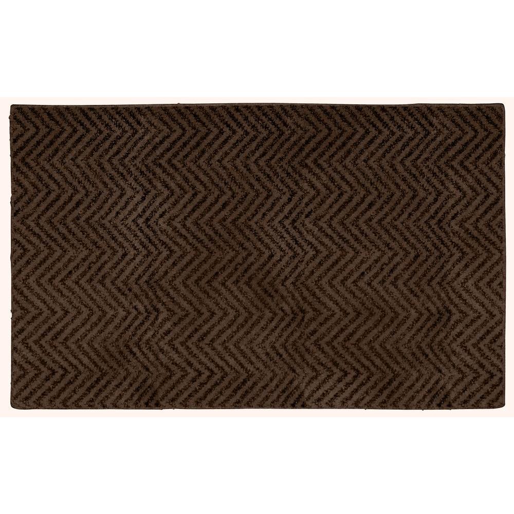 chocolate brown bath mat