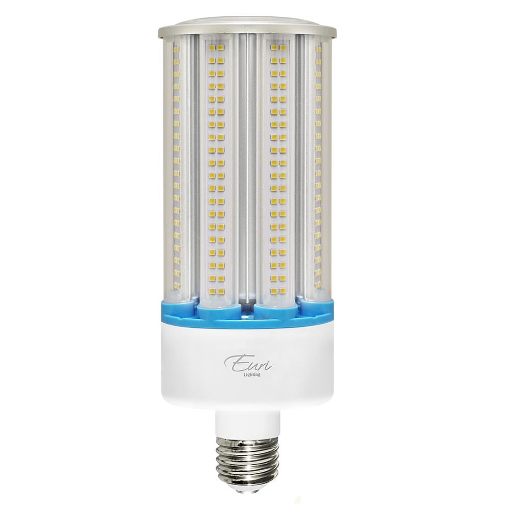 Euri Lighting 250 Watt Equivalent Corn Cob 5000k Led Ballast Bypass Light Bulb In Cool White 1 Bulb Ecb54w 2150 The Home Depot