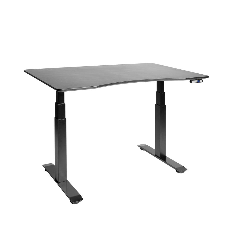 Seville Classics Wood Computer Desk Desks Home Office Airlift S3 Black Electric Standing Desk With Top 4 Memory Ons Led Display