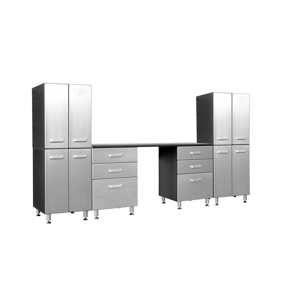 Tuff Stor Metallic Series 71 In H X 118 In W X 21 In D 7 Piece