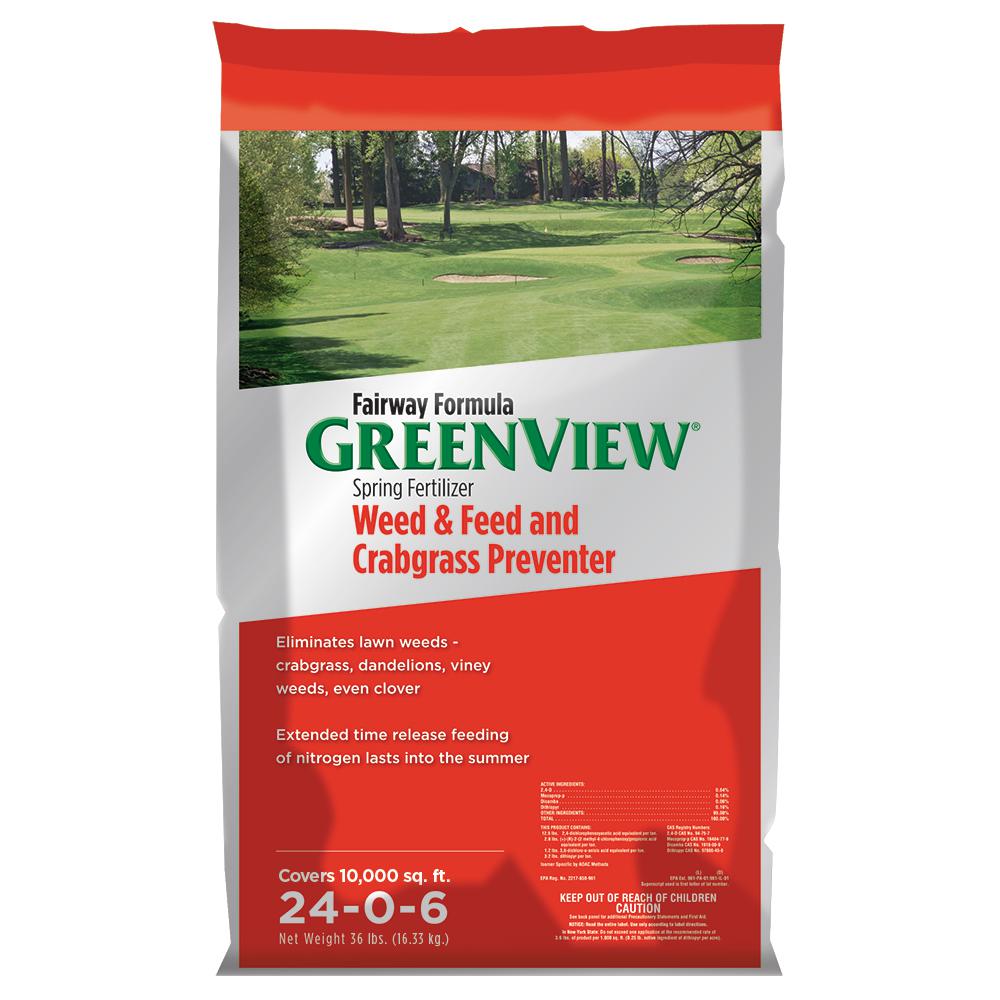 GreenView 36 lb. Fairway Formula Spring Fertilizer Weed and Feed and Crabgrass... by GreenView