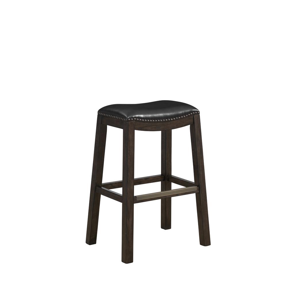 Austin 30 In Brown Bar Height Stool In Riverbank