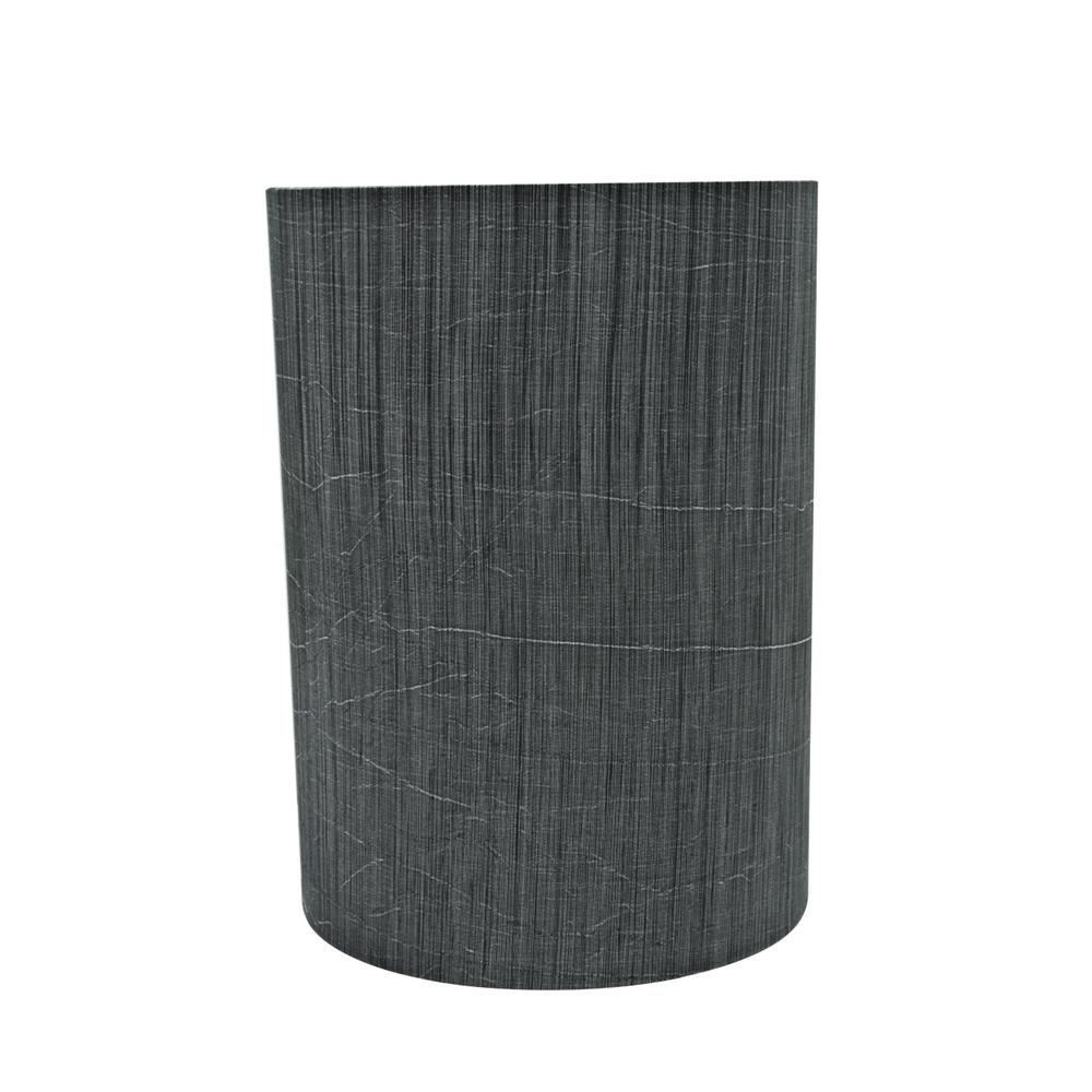 Gray Drum Lamp Shades Lamps The Home Depot Grey And Black Striped Pattern Drum Cylinder