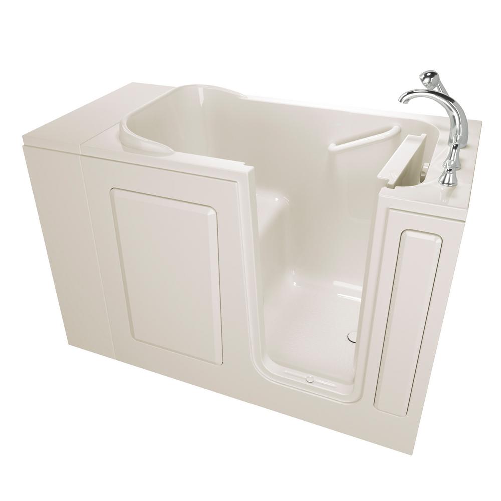 Safety Tubs Value Series 48 in. Walk-In Bathtub in Biscuit ...