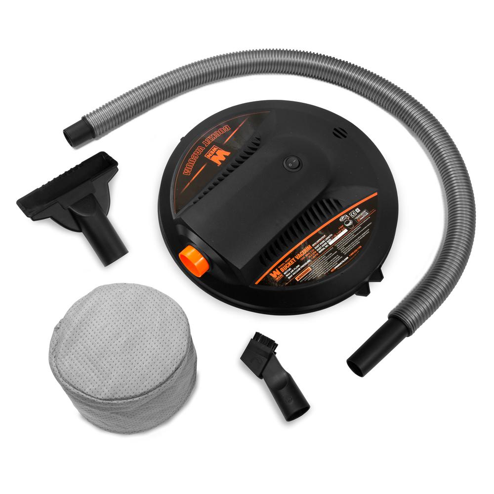 BUCKET VACUUM CLEANER 5 Gal With Hose Nozzles Filter Bag Power Dust