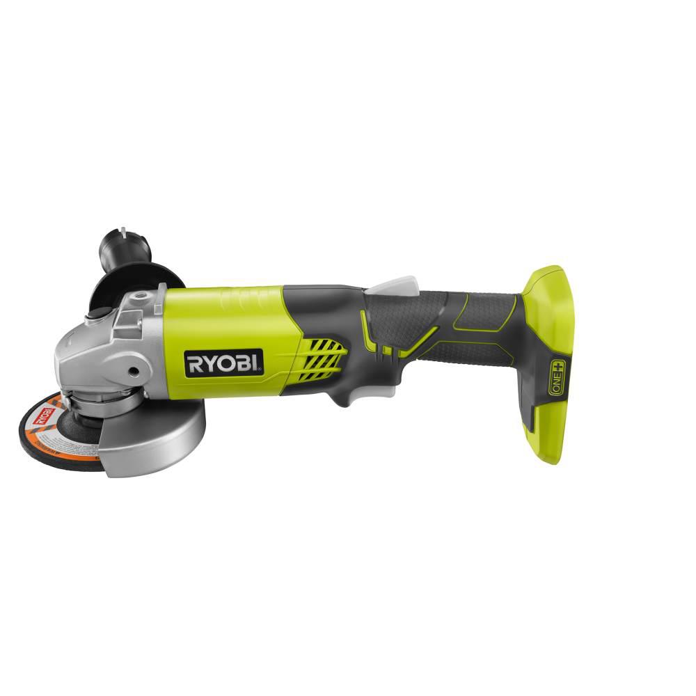 Ryobi 18Volt ONE+ Cordless 41/2 in. Angle Grinder (ToolOnly)P421