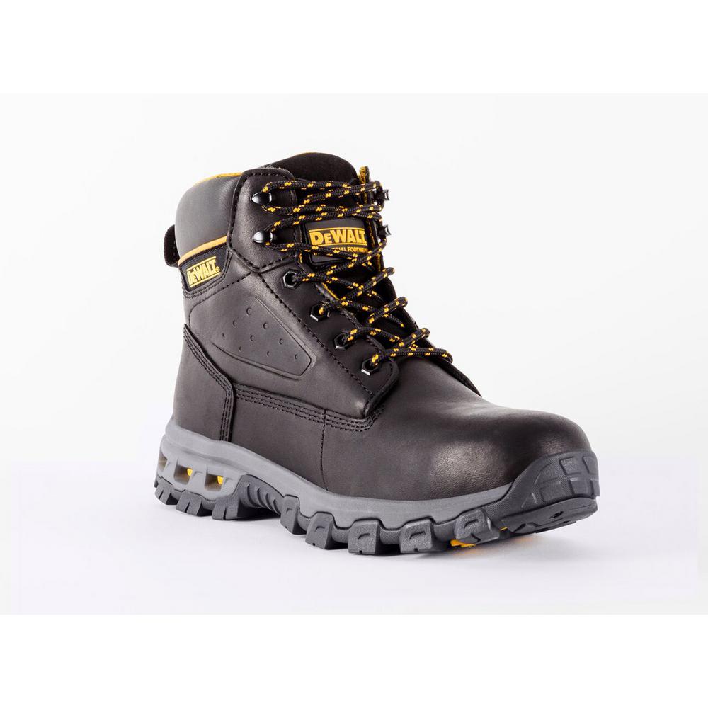DEWALT Men's Halogen 6'' Work Boots - Steel Toe - Black Full Grain Size 8(M) was $104.99 now $68.24 (35.0% off)