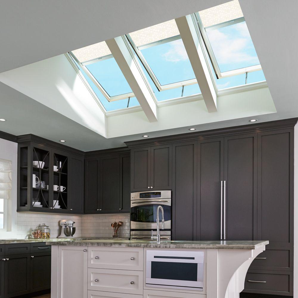 Velux Manual Light Filtering White Skylight Blinds For Fs M04