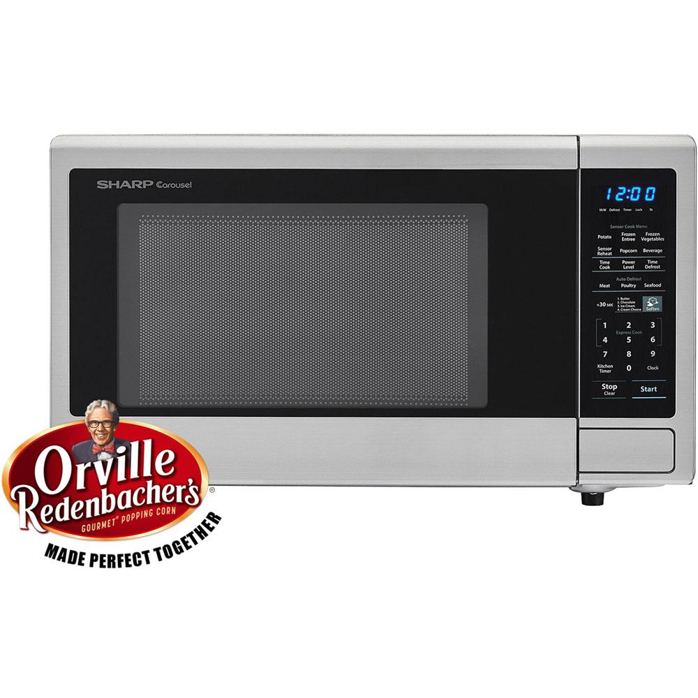 Sharp Carousel 1 4 Cu Ft 1000w Countertop Microwave Oven In Sharp Carousel 1 4 Cu Ft 1000w