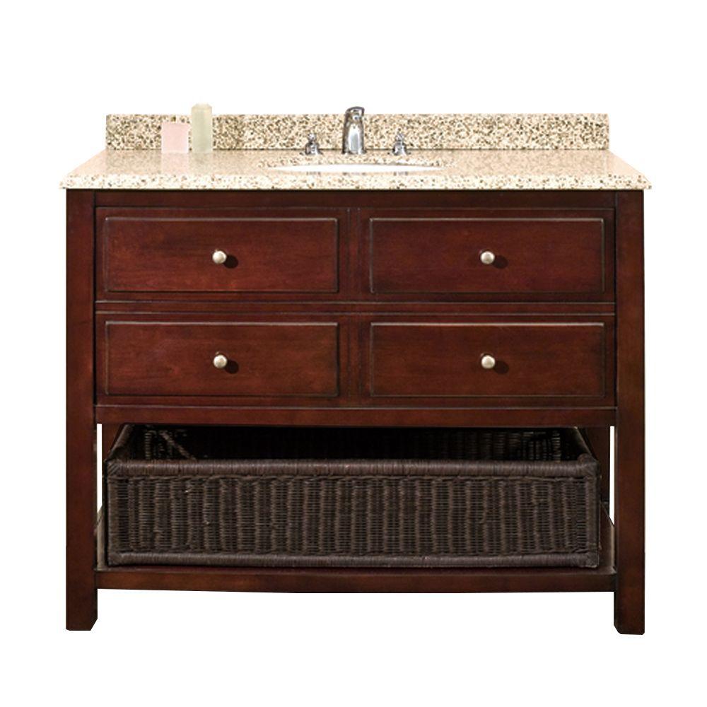 Ove Decors Danny 42 In W X 21 D Vanity Chocolate With Ove Decors Danny 42 In W X 21 D Vanity Chocolate With