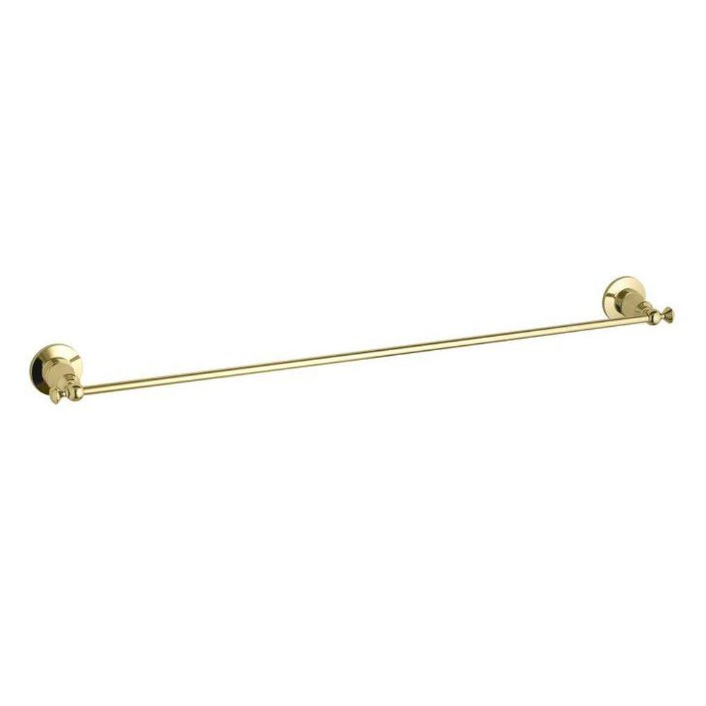 KOHLER Antique 30 in. Towel Bar in Vibrant Polished BrassK207PB
