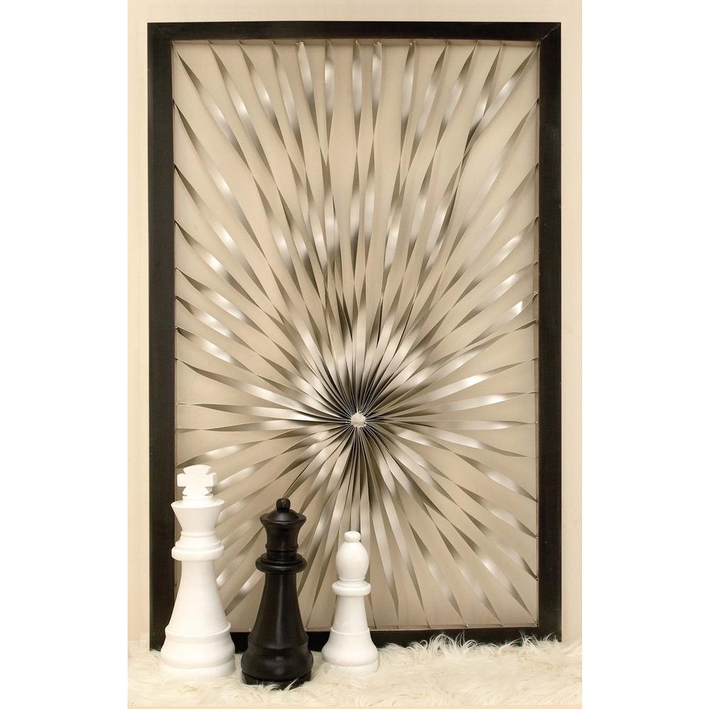 40 X 60 Framed Mirror Mirrors Compare Prices At Nextag 60 In X 40 Contemporary Silver Twisted Nickel Sunbur