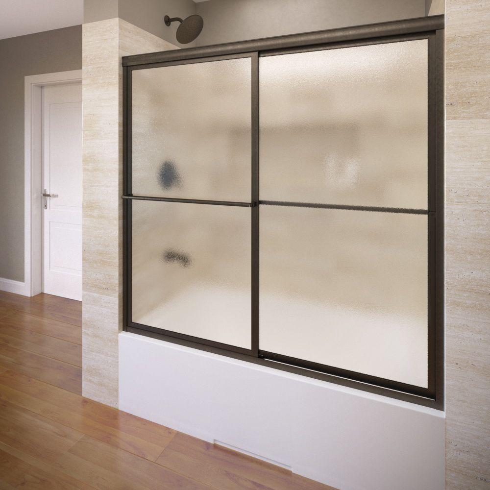 Basco Deluxe 59 In X 58 1 2 Obscure Framed Sliding Door Oil Basco Deluxe 59 In X 58 1 2 Obscure Framed Sliding