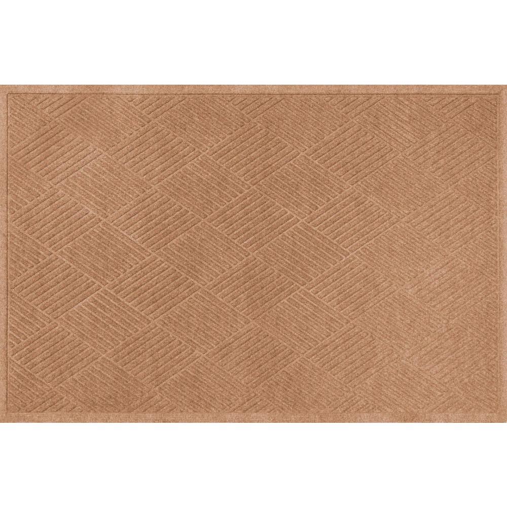 Bungalow Flooring WaterGuard Diamonds Medium Brown 3 ft. x 5 ft