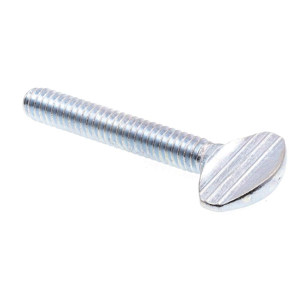 50 Pcs Thumb Screw 1//4-20 x 1//2 Steel Type B Zinc-Plated Thumbscrew