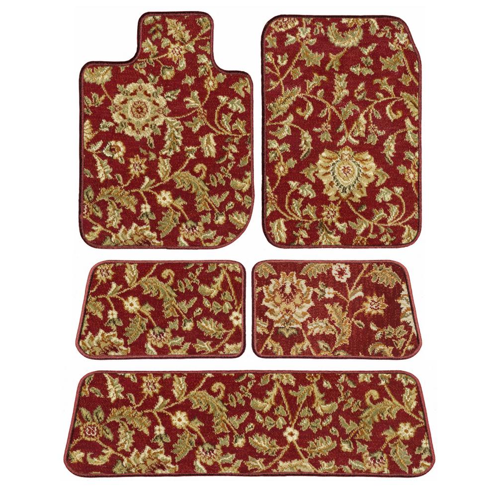 Ggbailey Toyota Highlander Red Oriental Car Mats Custom Fit For