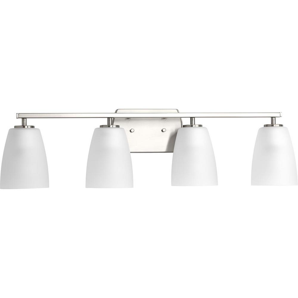 progress lighting calven collection 4 light brushed nickel bath light p3236 09wb the home depot progress lighting leap collection 4 light brushed nickel bath light p300134 009 the home depot progress lighting calven collection 4 light brushed nickel bath light p3236 09wb the home depot progress lighting leap collection 4 light brushed nickel bath light p300134 009 the home depot