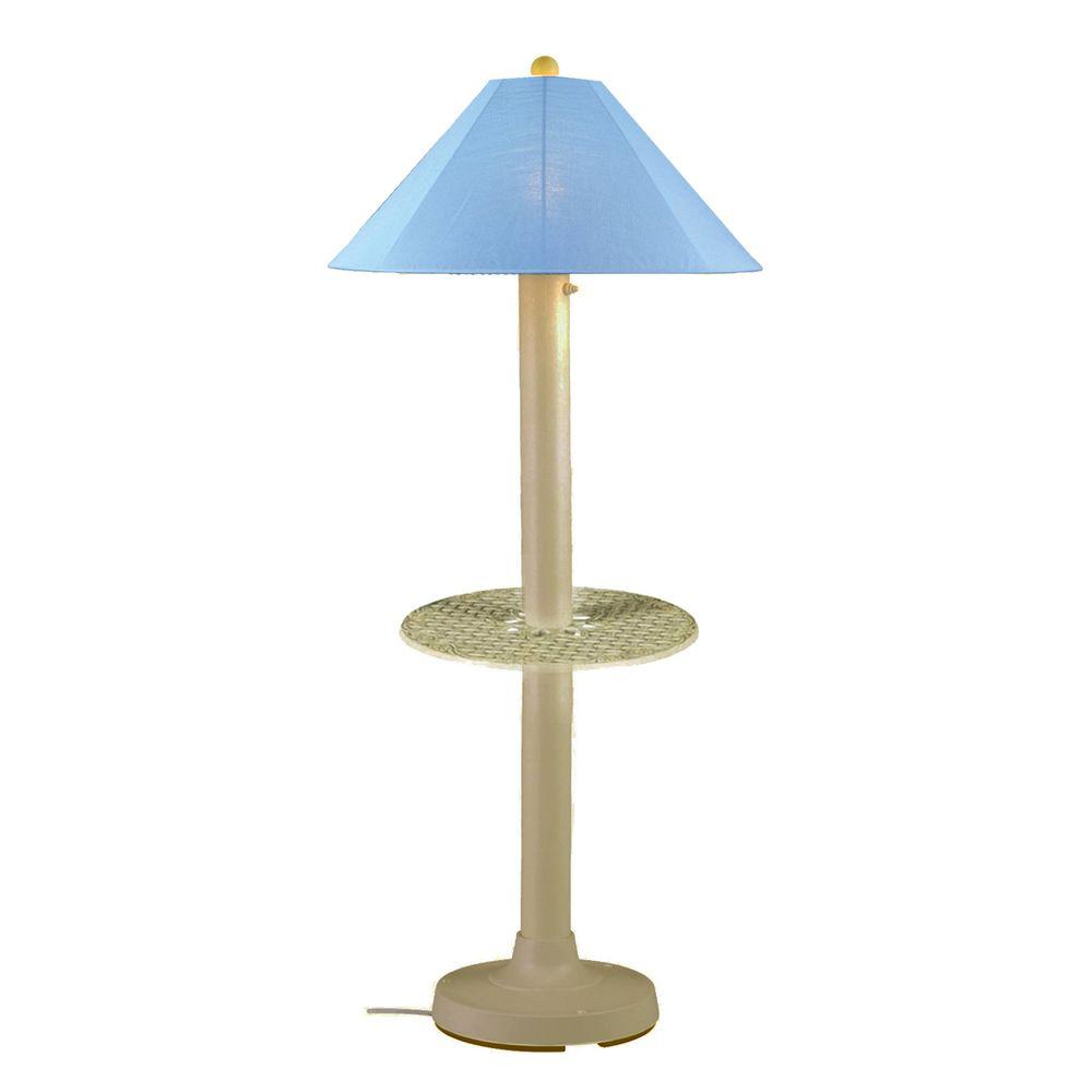 Patio Living Concepts Catalina 63 5 In Bisque Outdoor Floor Lamp