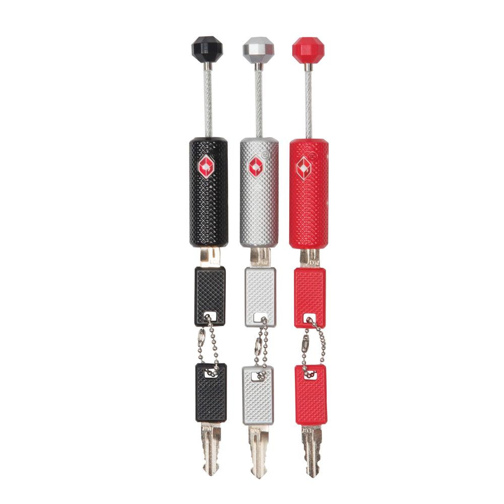 GForce Barrel Cable Luggage Lock with 2Keys 6154 The Home Depot