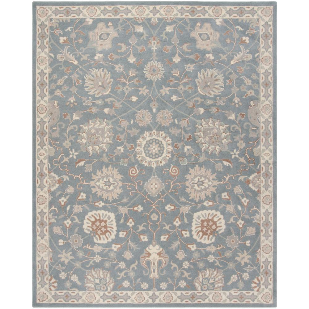 Safavieh Heritage Gray/Ivory 8 ft. x 10 ft. Area RugHG824A8 The Home Depot