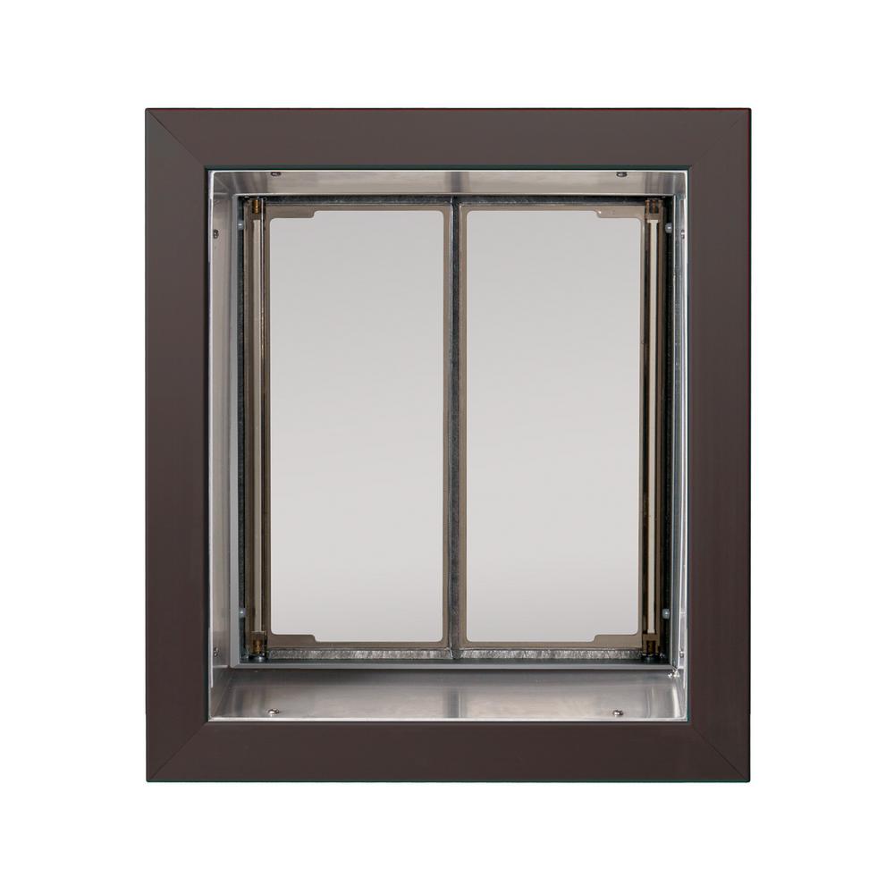 Plexidor Performance Pet Doors 9 In X 12 In Wall Mount Bronze