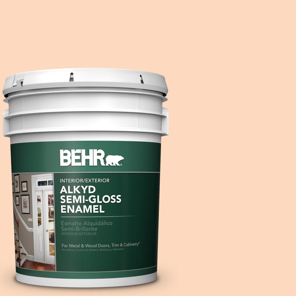 BEHR 5 gal. M1807 Deep Fire SemiGloss Enamel Alkyd