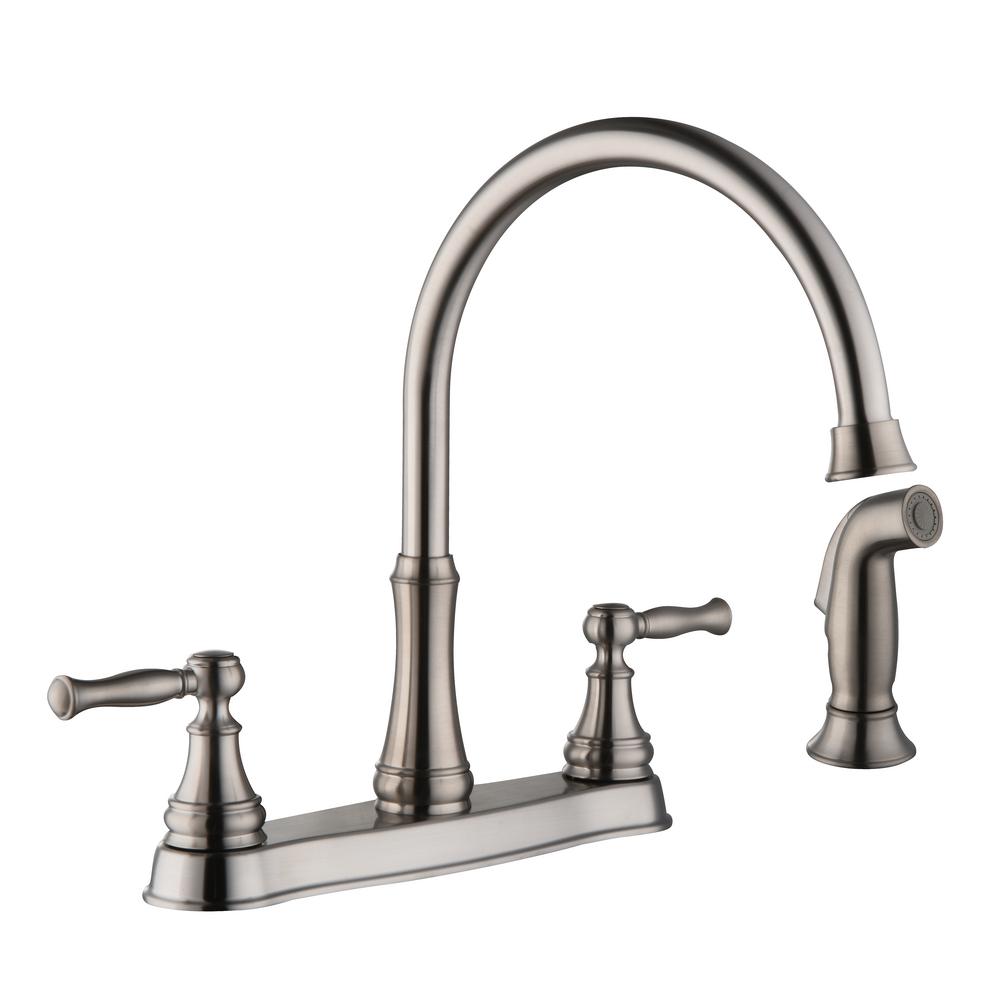 New Delta Vessona 21925lf Ss 2 Handle Standard Kitchen Faucet