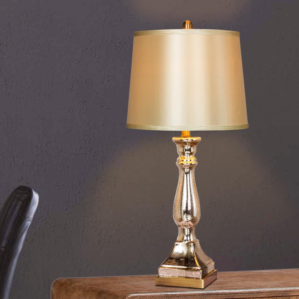 Fangio Lighting 28 In Vintage Mercury Gl And Antique Br Vintage Mercury Gl And Antique Br
