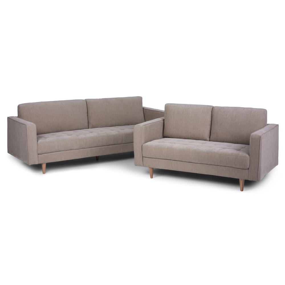 Simpli Home Blaine Contemporary 62 In Wide Sofa Loveseat Light 62 In Wide Sofa Loveseat