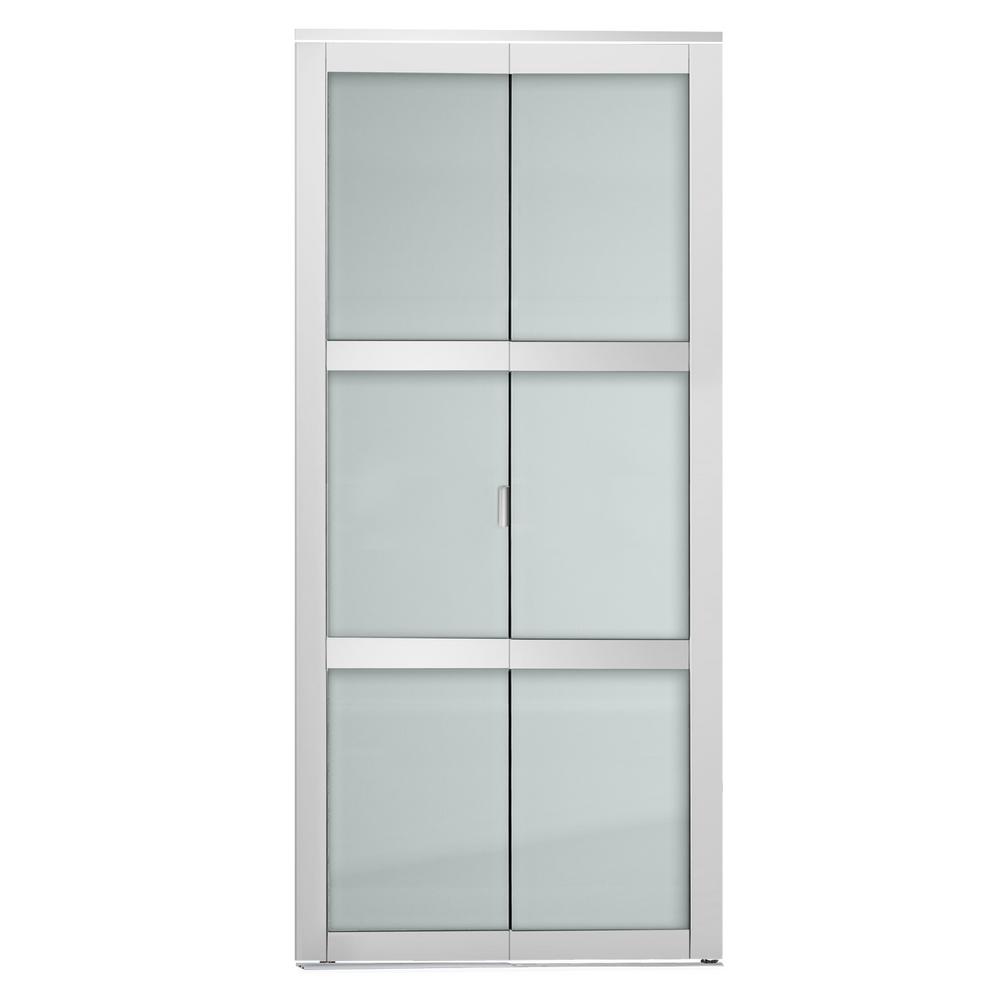 Bi Fold Frosted Bifold Doors Interior Closet Doors The