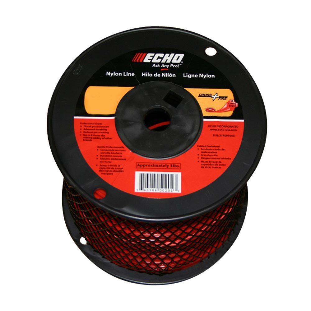 ECHO 0.105 in. 3 lb. Spool CrossFire Trimmer Line314105055 The Home Depot