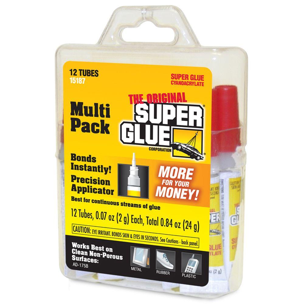 Super Glue 0.07 oz. Multi Pack Glue (12-Pack)-15187 - The Home Depot