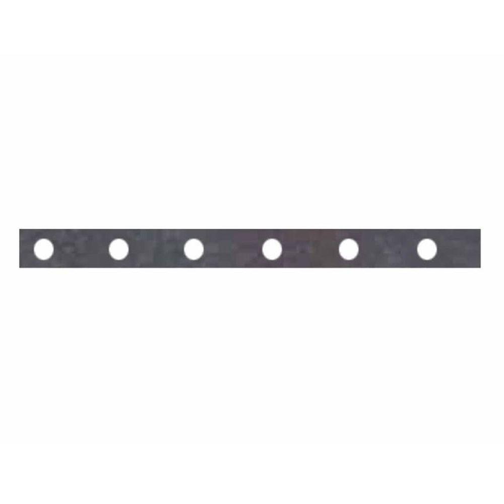 12 in. L x 1 in. W x 1/4 in. D Perforated Steel Straps6DH12 The Home