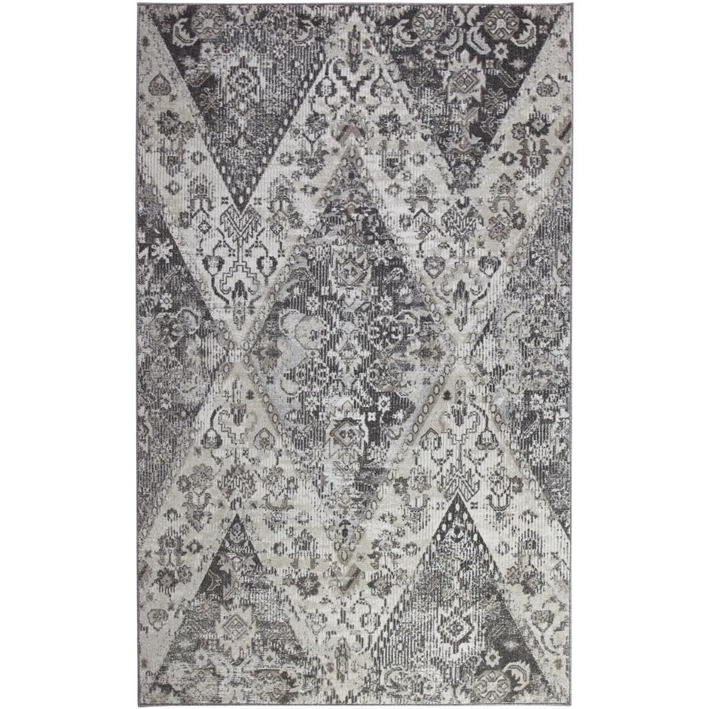 Mohawk Home Glasgow Grey 5 ft. x 8 ft. Ornamental Area Rug 059680 The Home Depot
