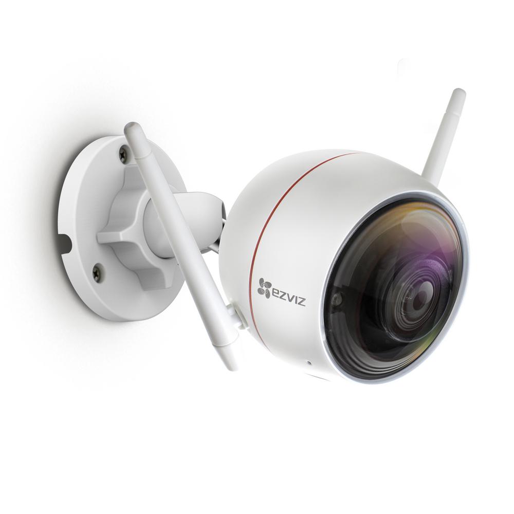 Ezviz Hd 1080p Wireless Indoor Outdoor Bullet Standard Siren And Strobe Light 100 Ft Night Vision