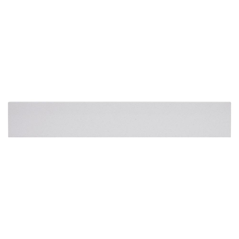 Home Decorators Collection 21.25 in. Quartz Vanity Top Side Splash in White