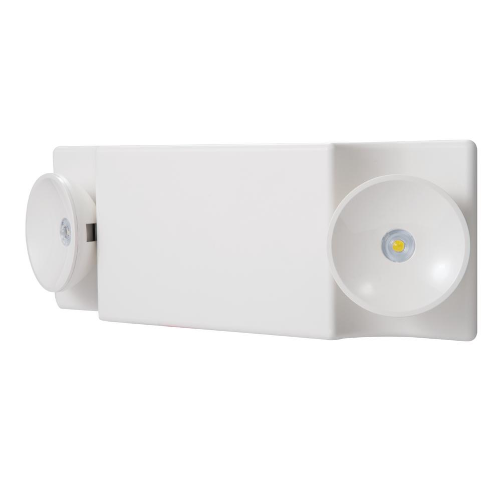 Sure Lites Sel White Integrated Led Plastic Emergency Light With Nicad Battery And Coverage Area Of 25 Ft Sure Lites Sel White Integrated Led Plastic Emergency Light With Nicad Battery And Coverage Area Of 25 Ft