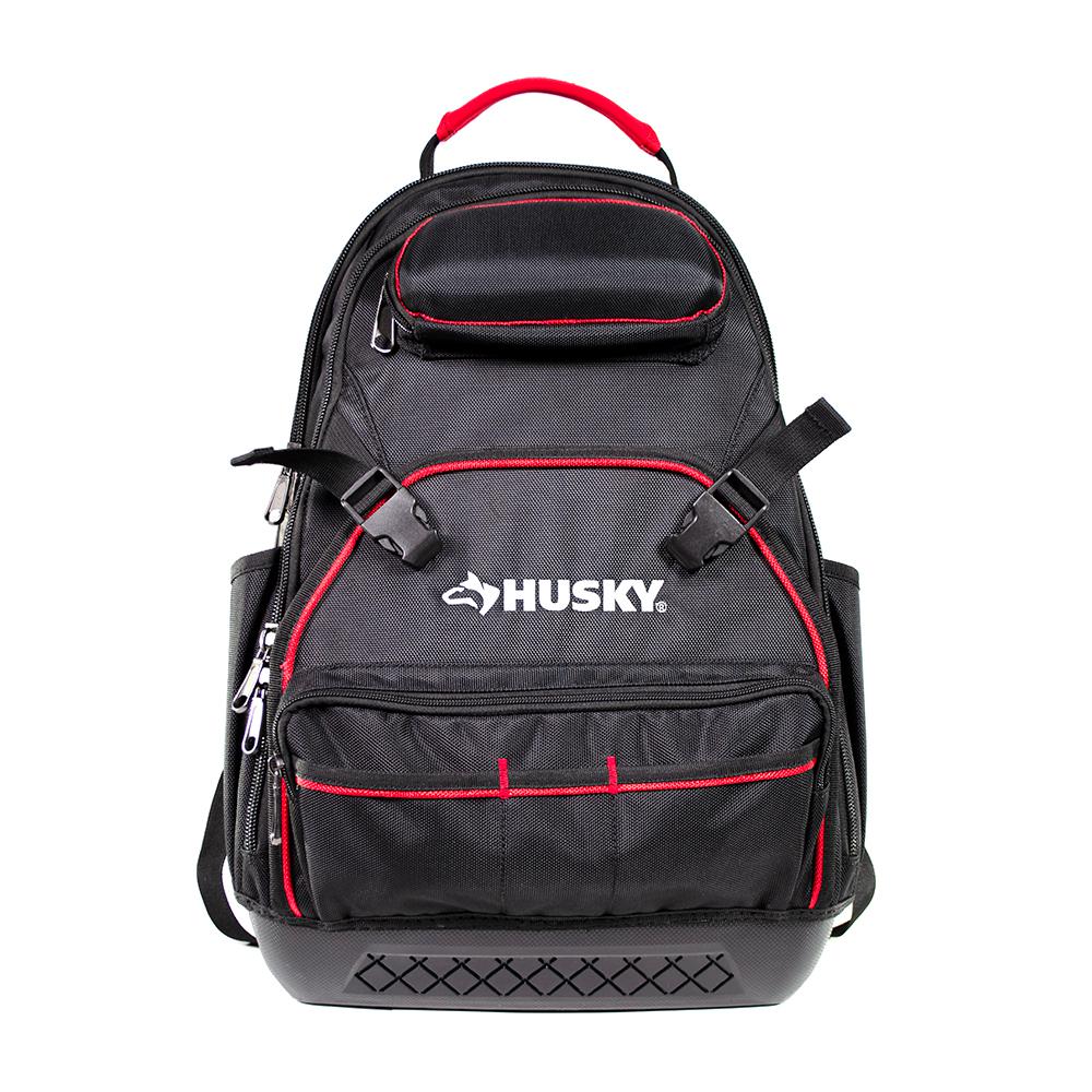 Husky 18 in. Pro Black BackpackR68001 The Home Depot