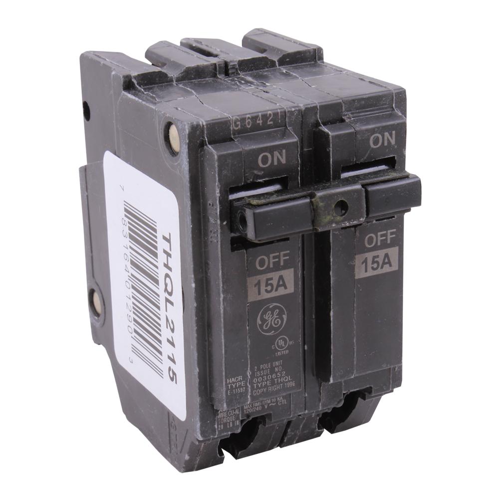 5 GE GENERAL ELECTRIC THQL THQL1115 CIRCUIT BREAKER 15A 15 AMP 1P 1 POLE 240V