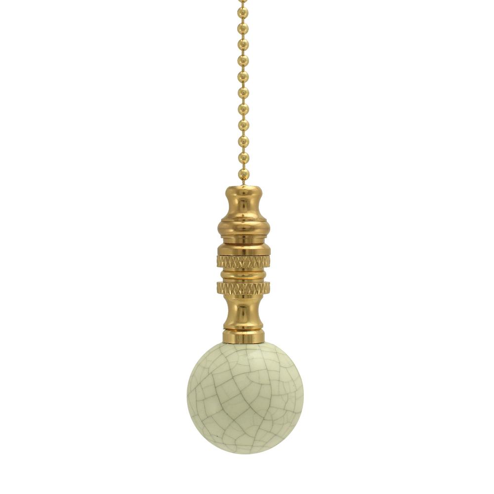 Mario Industries White Le Ceramic Ball Fan Pull Fp132 The White Le Ceramic Ball Fan Pull